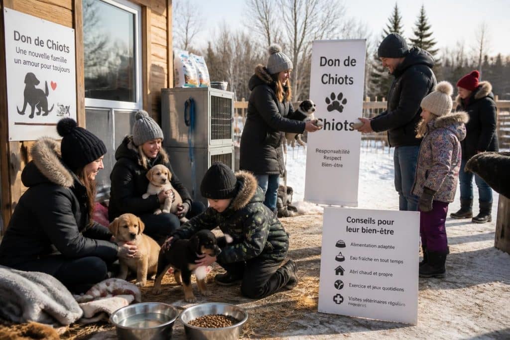 découvrez les conditions et conseils essentiels pour donner des chiots dans le nord en garantissant leur bon soin et bien-être.