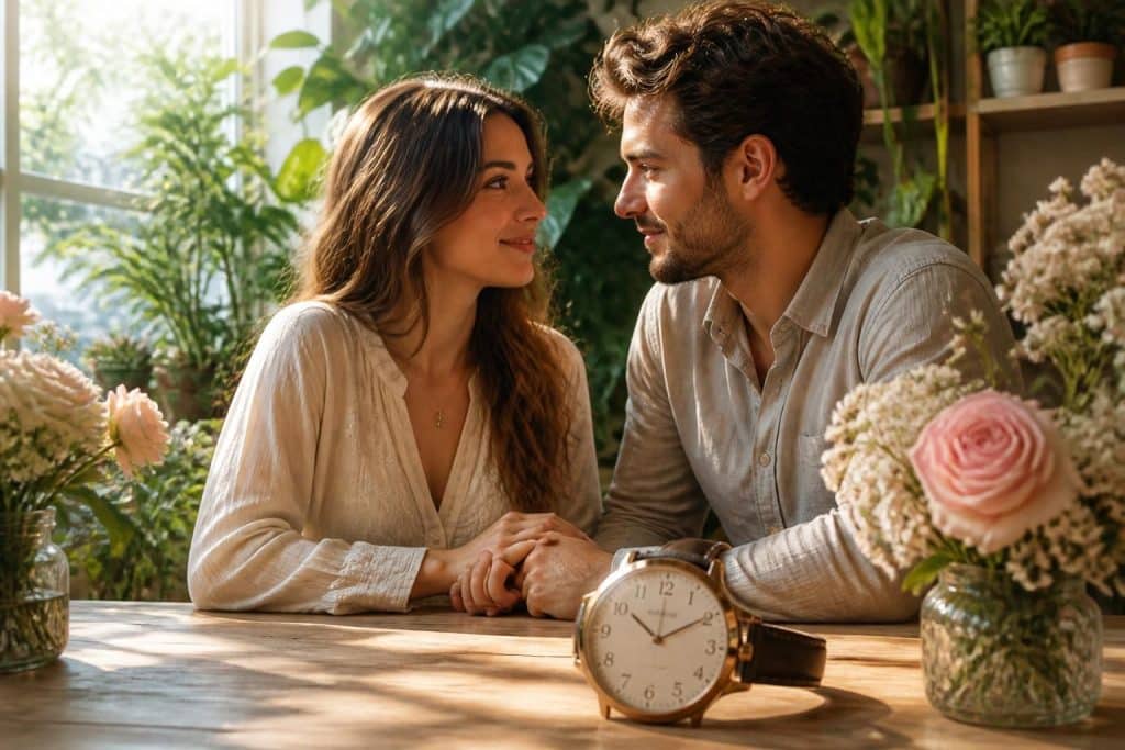 découvrez la signification de 14h14 en amour : un message puissant d'équilibre et d'harmonie pour votre relation.